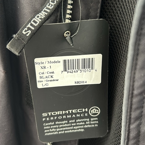 NWT Stormtech Performance shell. Minor flaws on front could be repaired - Picture 9 of 9